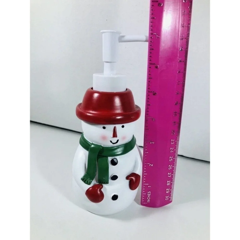🎄Wondershop Snowman Soap Pump Dispenser For Kitchen Or Bathroom CHRISTMAS